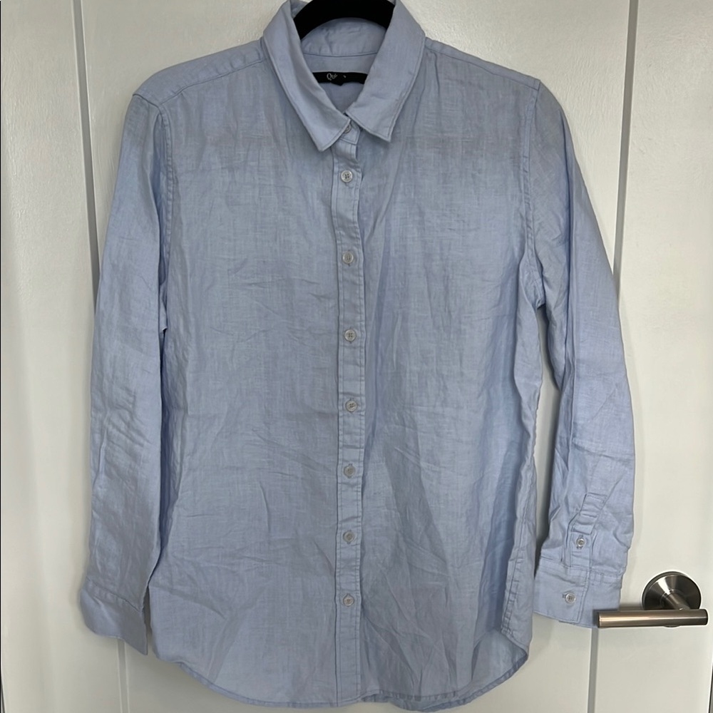 Women’s 100% European Linen Long Sleeve Shirt